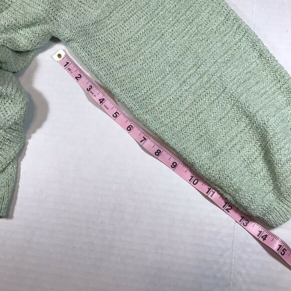 Wild Fable Womens Size Small Sweater Cardigan Knit Open Front Light Green New - Picture 9 of 11